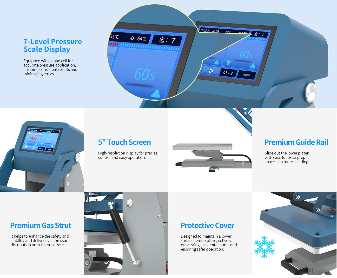 Heat Press G1 with Laser Alignment System