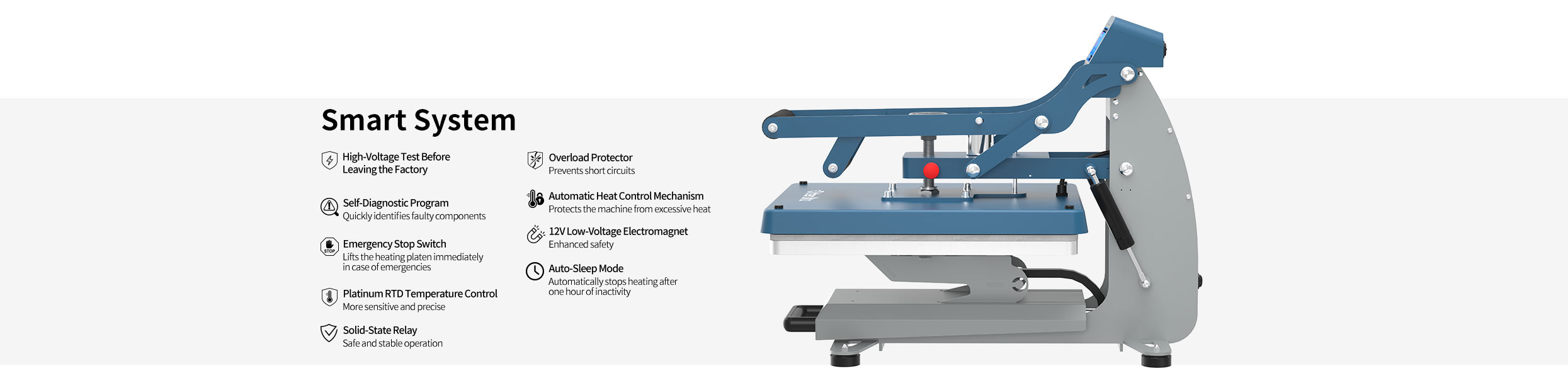 Heat Press G1 with Laser Alignment System