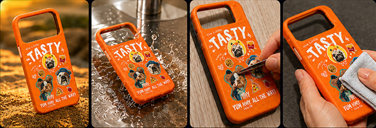 UV printed phone cases with superior adhesion