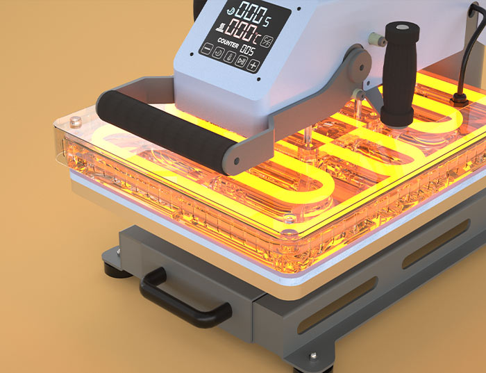 Swing Away Heat Press