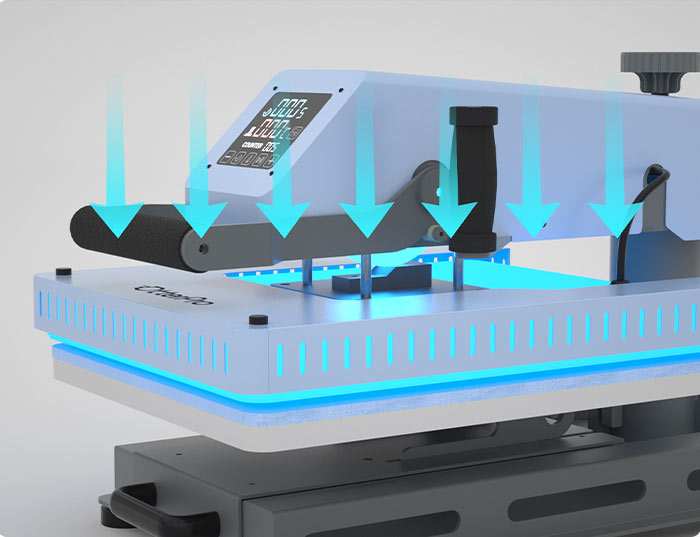 Swing Away Heat Press