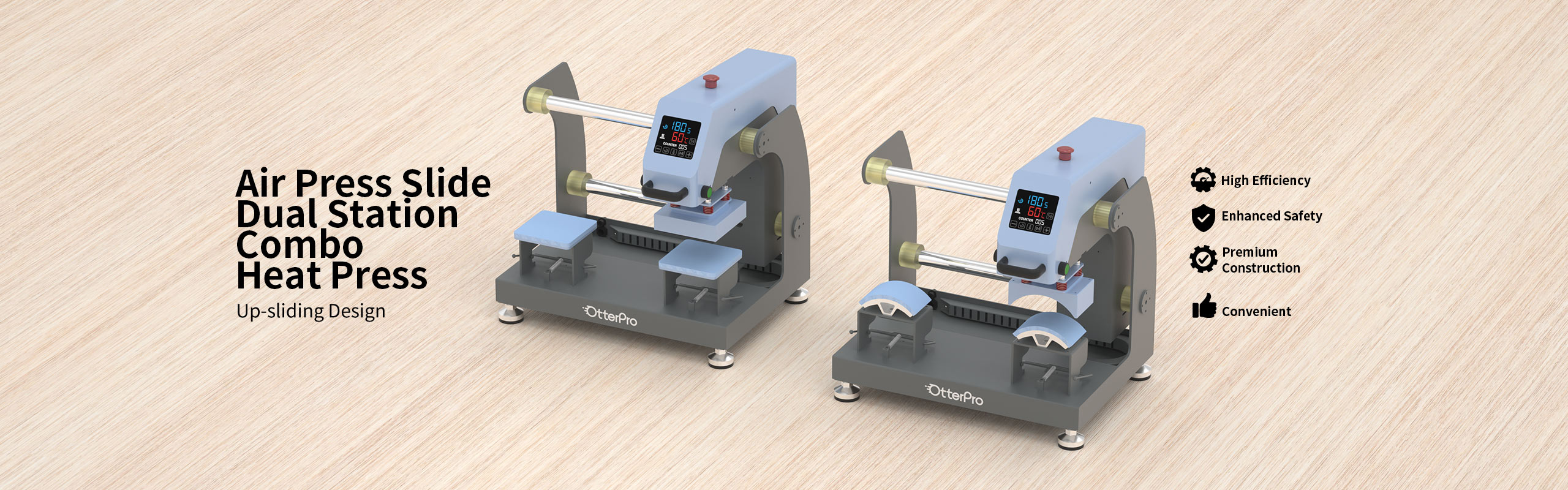 Air Press Slide Combo Heat Press