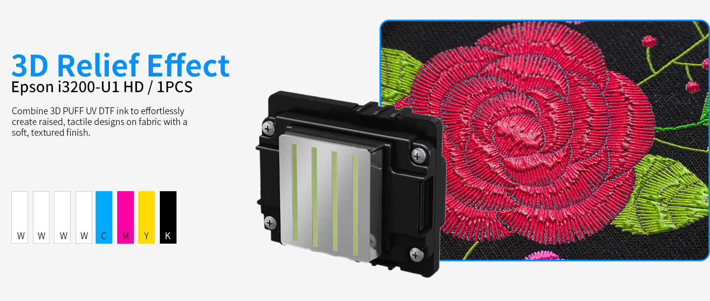 3D PUFF UV DTF Printer