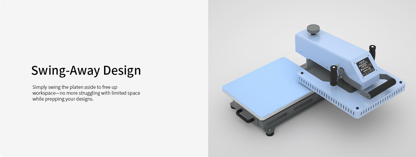 Swing Away Heat Press